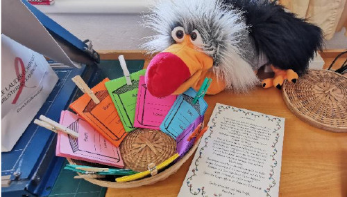 projektsammelzettel mit geier harry