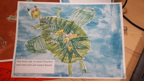 kindergartenbild drachen