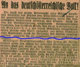 Innsbrucker Nachrichten, 13. November 1918