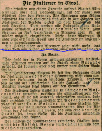 Innsbrucker Nachrichten, 12. November 1918