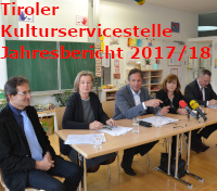 Pressekonferenz Tiroler Kulturservicestelle